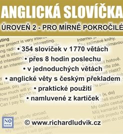 Anglická slovíčka - úroveň 2 pro mírně pokročilé