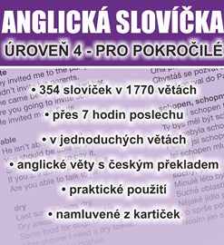 Anglická slovíčka - úroveň 4 pro pokročilé