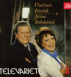 Vladimír Dvořák a Jiřina Bohdalová v Televarieté 2